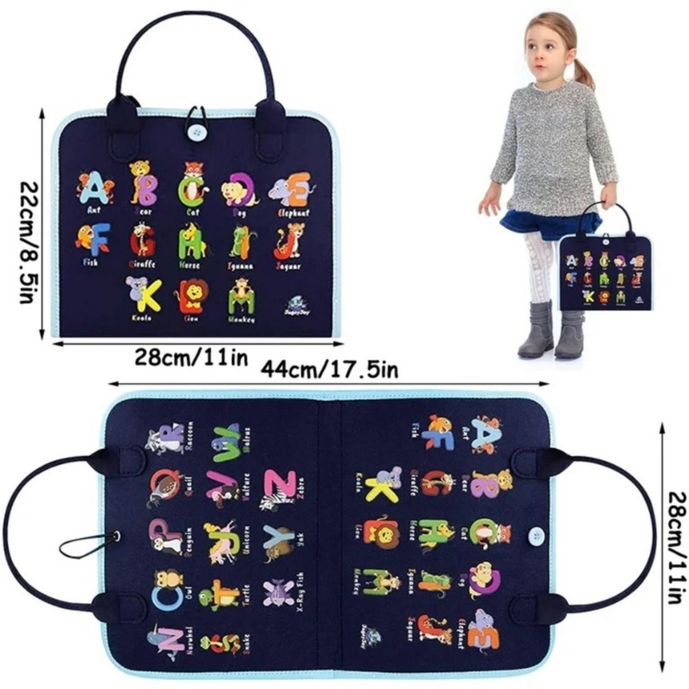BUTORY Kids Busy Board Early Educational Activity Board For Children Age 3+
